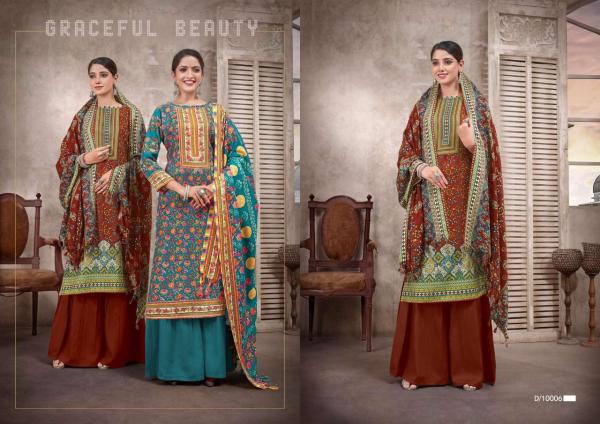 Jaimau Faiza Pashmina Designer Dress Material